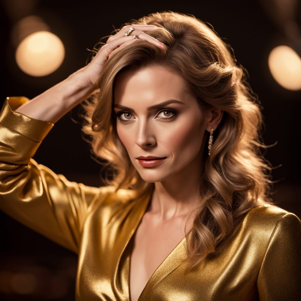 Elegant Theatre Icon in Masterful Portrait Photography