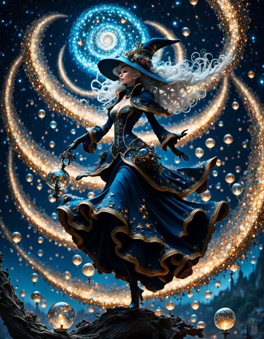 Enchanting Lady Sorceress Artwork
