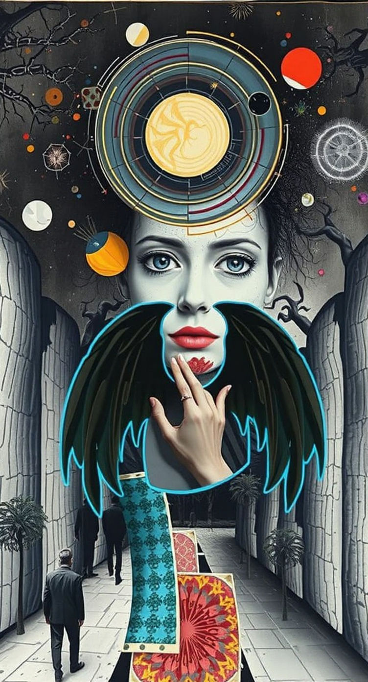 in a Million Dandelion dreamscape, Salvador Dali collaborati...