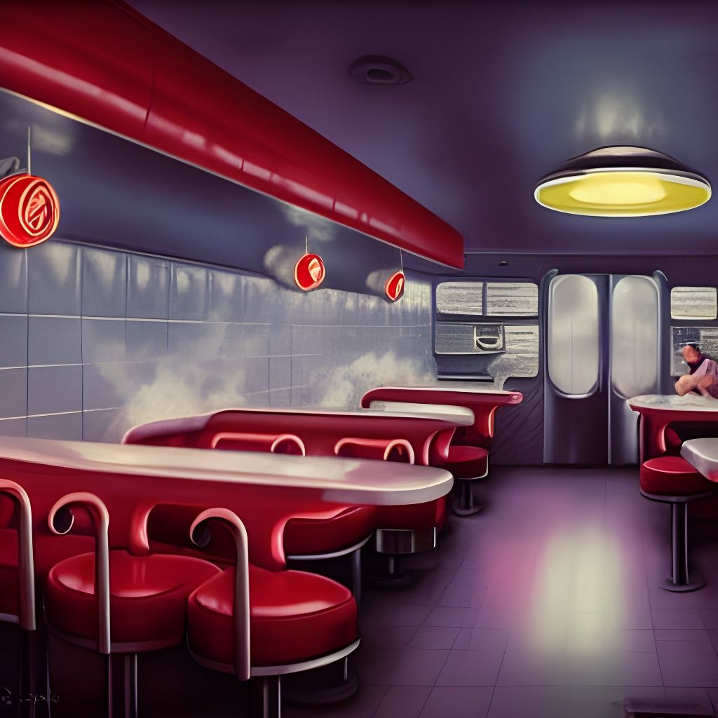 Sinister Earthquake Devastates 1950s Diner
