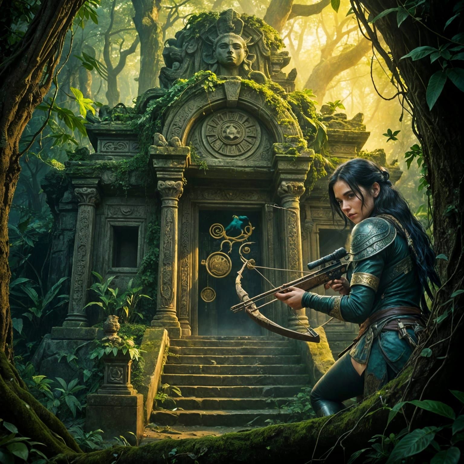 Ancient Temple Hidden in the Jungle – A Warrior’s Ambush