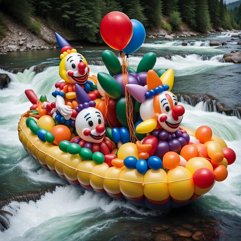 clown boat
