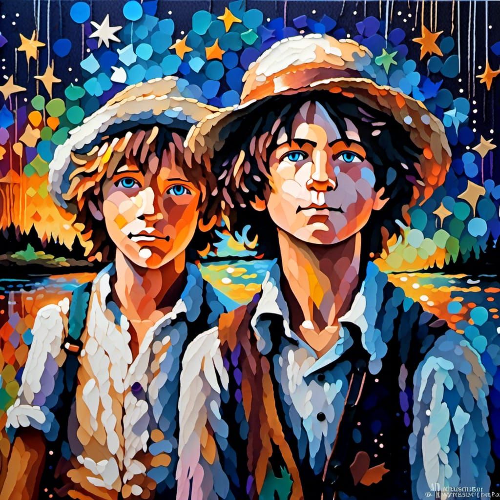 Tom Sawyer and Huckleberry Finn