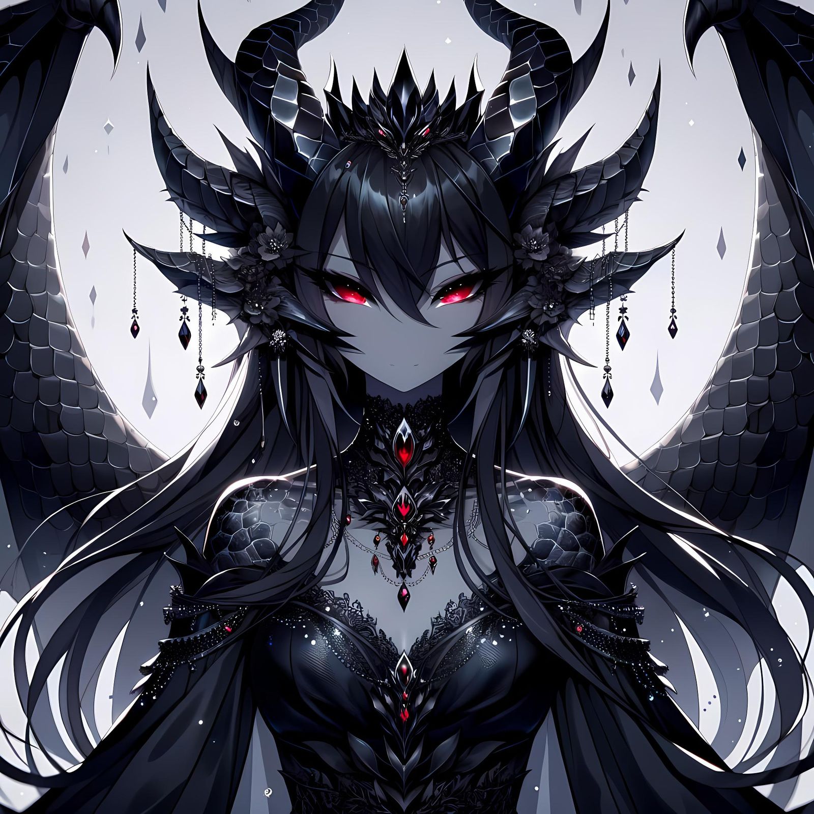 Anime Style Anime Dragon/Demon Hybrid