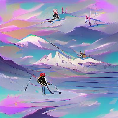 Mountain Skiing Adventure