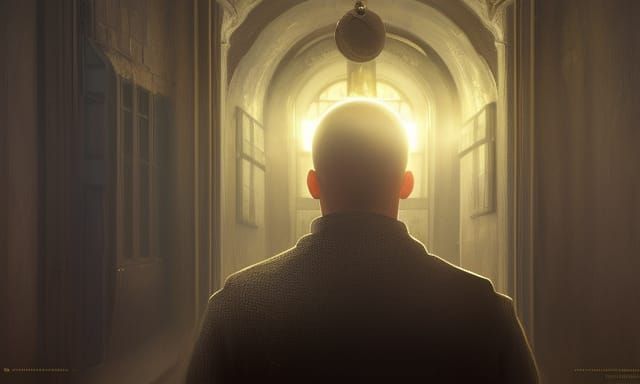 Santa Claus in Prison: Hyperdetailed Portrait