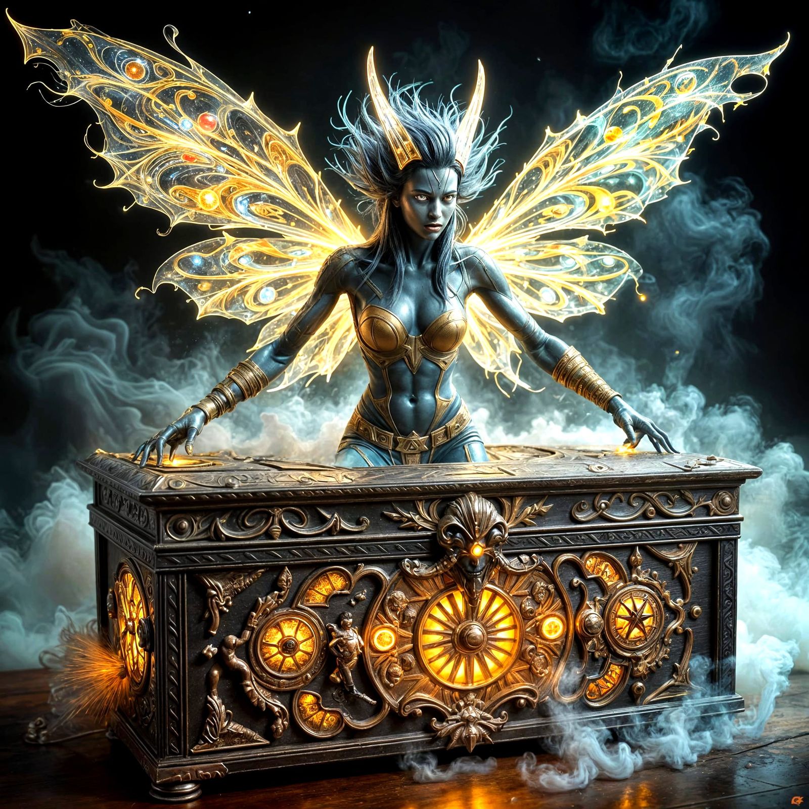 Vintage X-Men Figure Box Radiates Enchanted Power