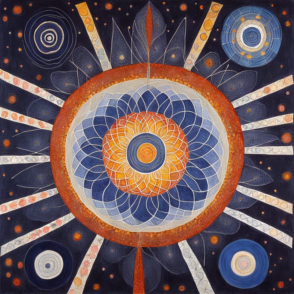 Yingarna Creation Mother Inspired By Hilma af Klint