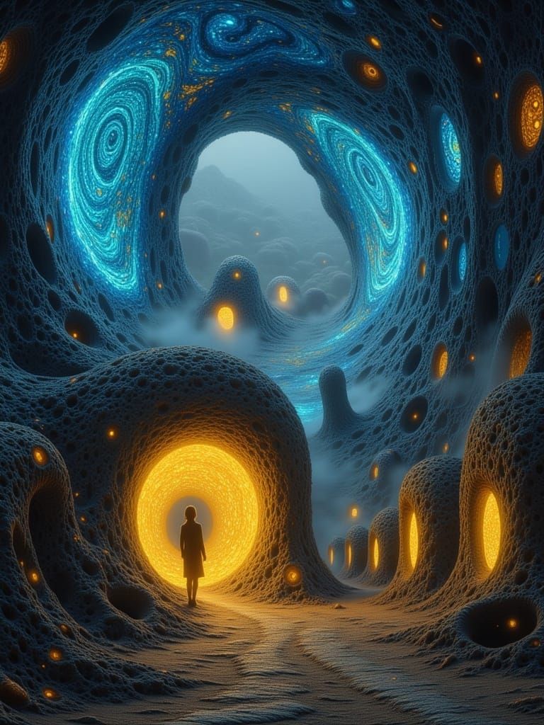 Cyberpunk Portal to a Dreamworld