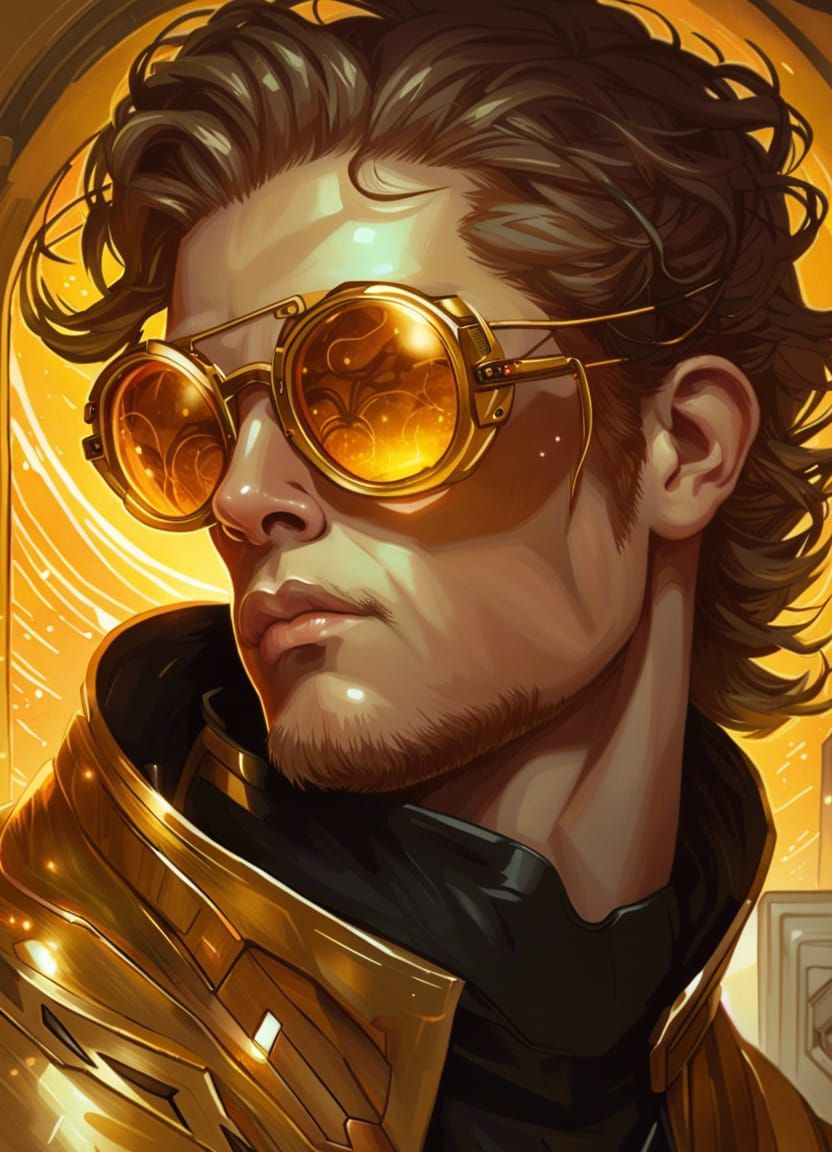 Sci-Fi Portrait in Hyperrealistic Style