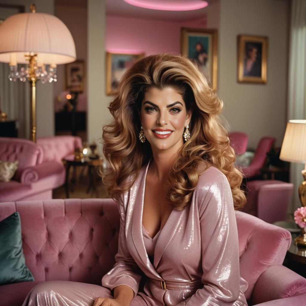 The late Kirstie Alley