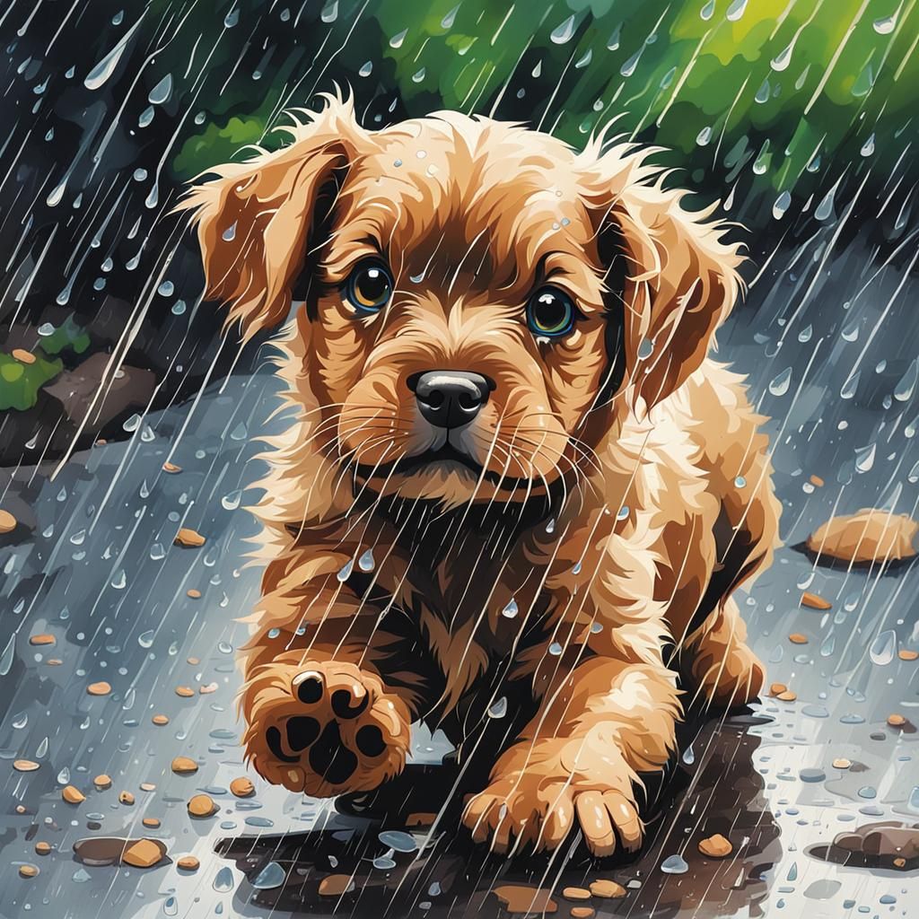 Puppy's Rainy Day Fun