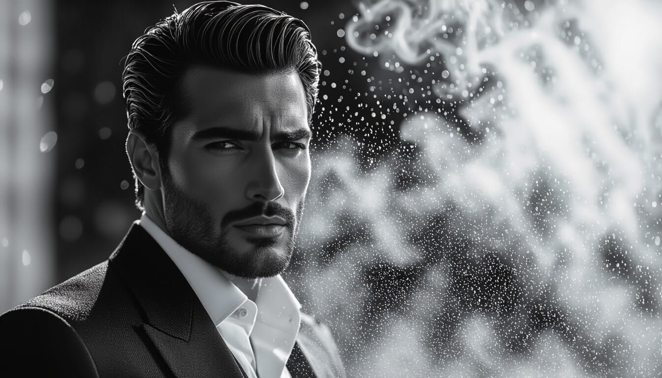 Dramatic Portrait of a Man in Erwin Olaf Style