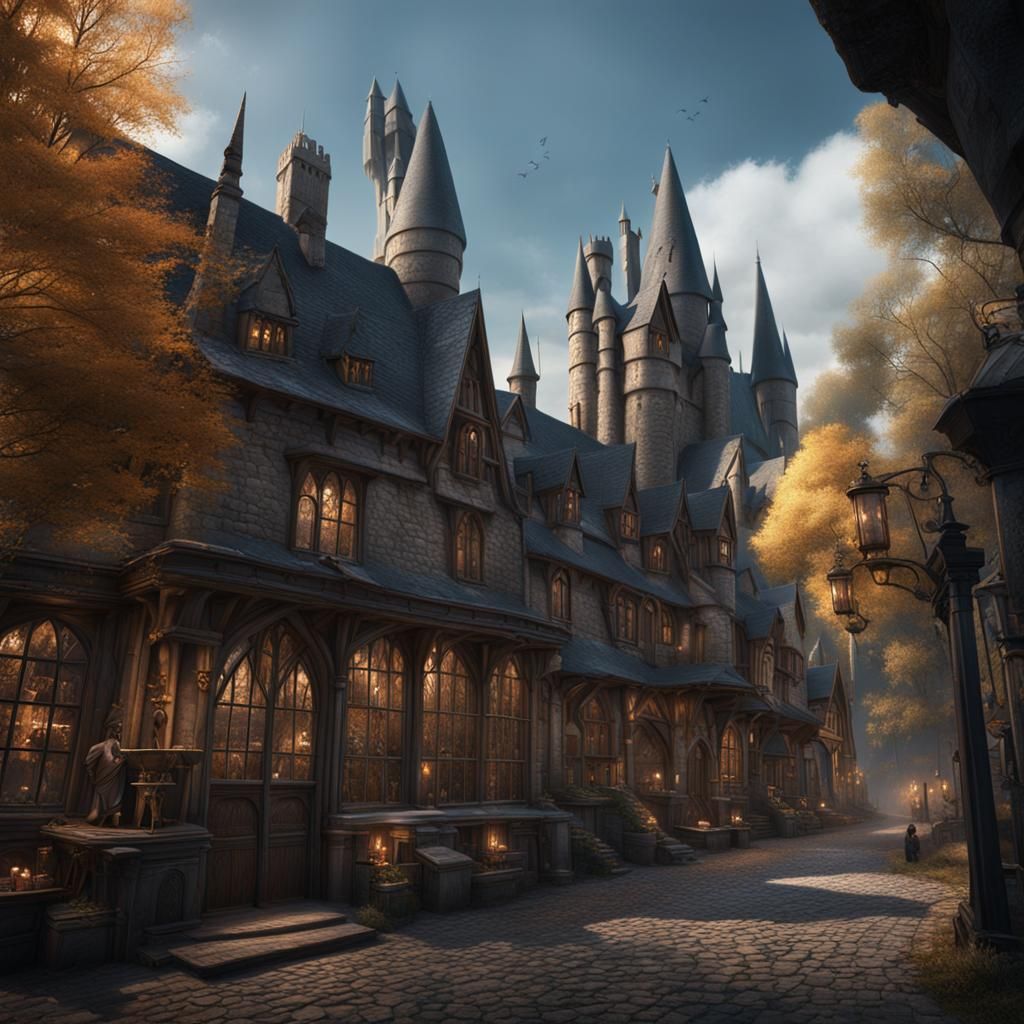 Harry Potter Fantasy Concept Art in 8K