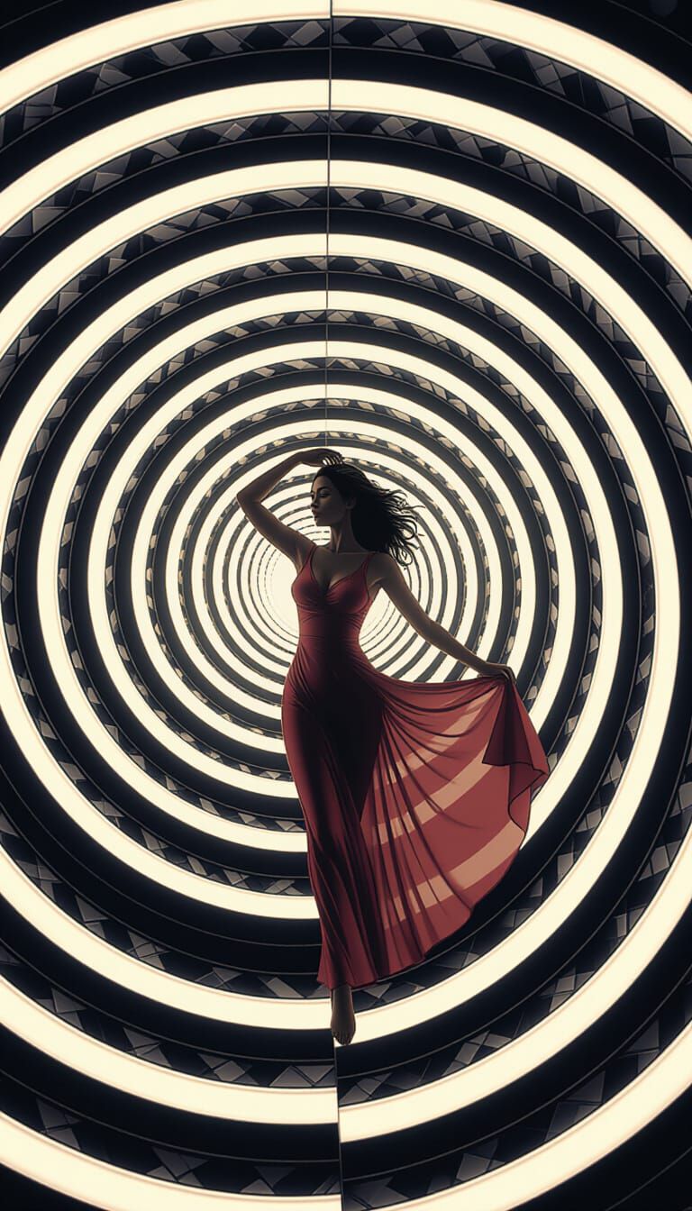 Woman in Dynamic Rotation