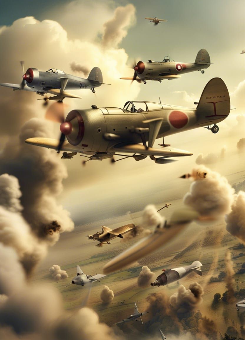 Hamsters in WWII Airplane Battle