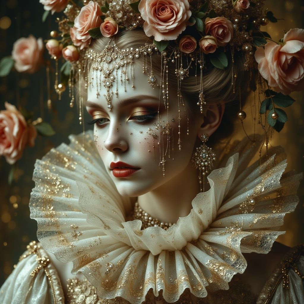 Vampire Duchess in Dark Romantic Style