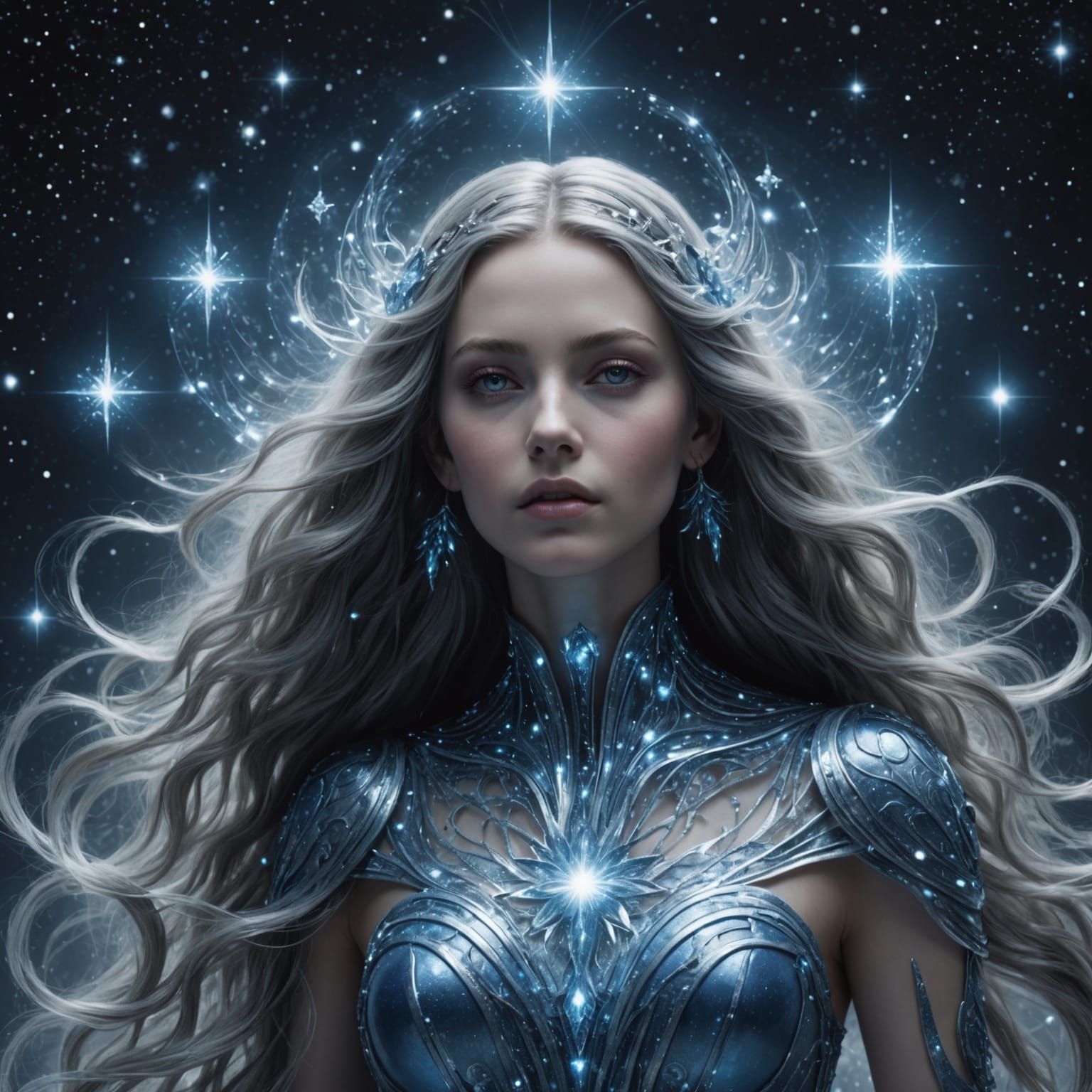 Ethereal Starseeds Teaching Peace in a Cosmic Landscape