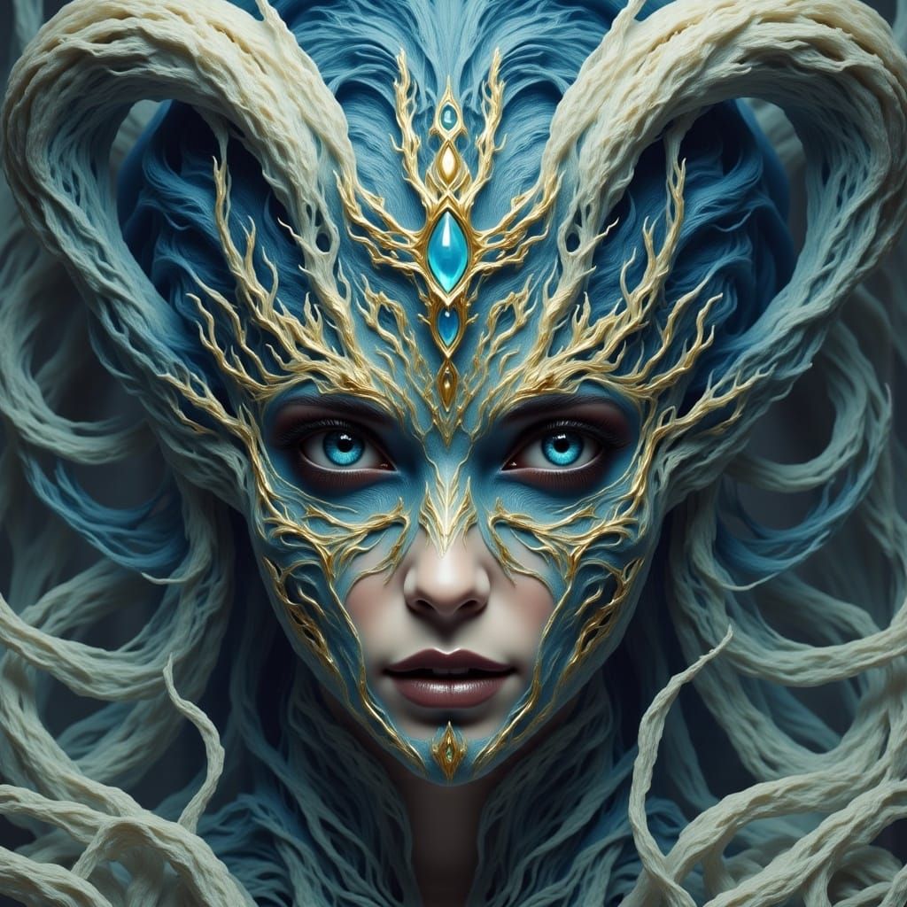 Ethereal Wisp Creature Generated by AI