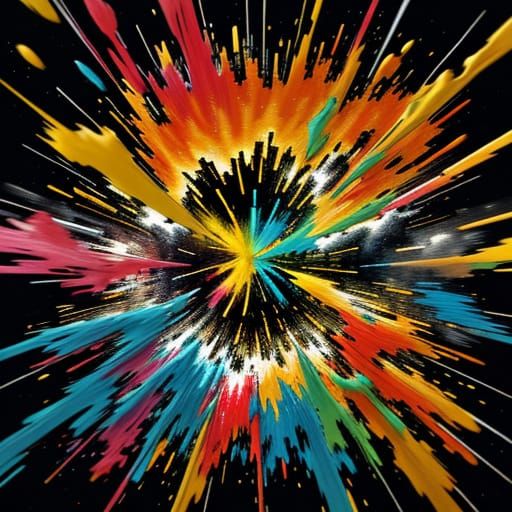 Vibrant Abstract Art in Fauvist Style