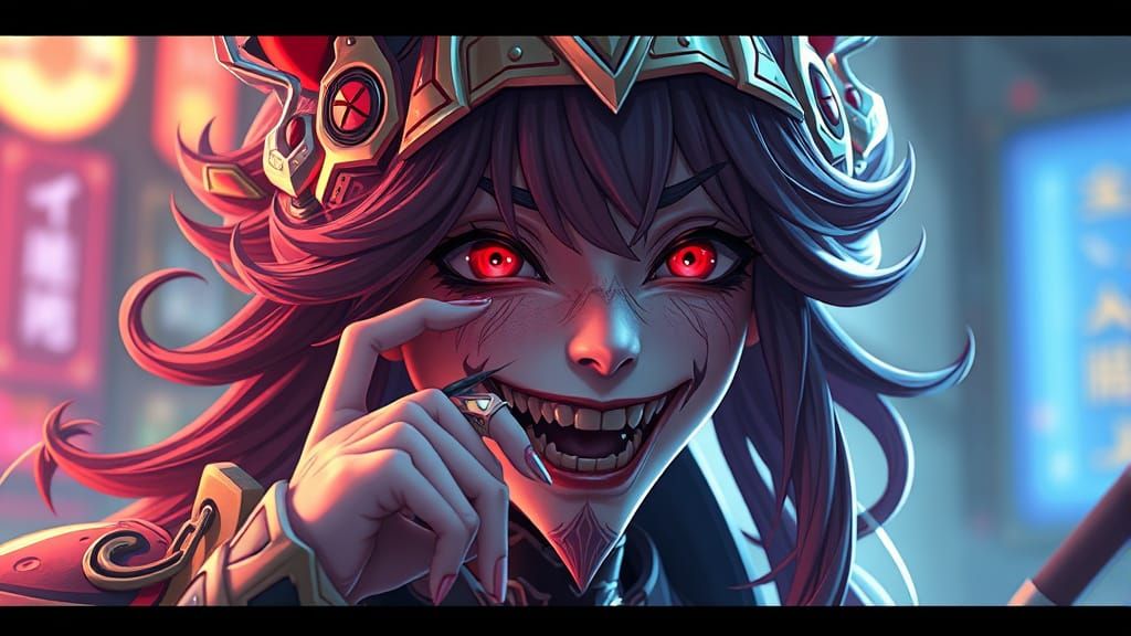 Detailed 3D Anime Art Inspired by WLOP