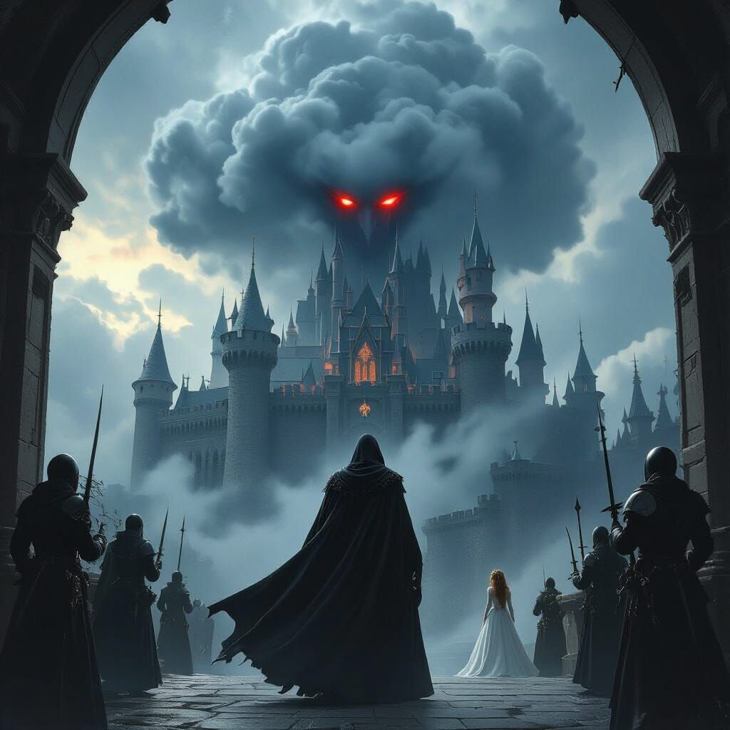 Fairytale Kingdom Engulfed in Darkness