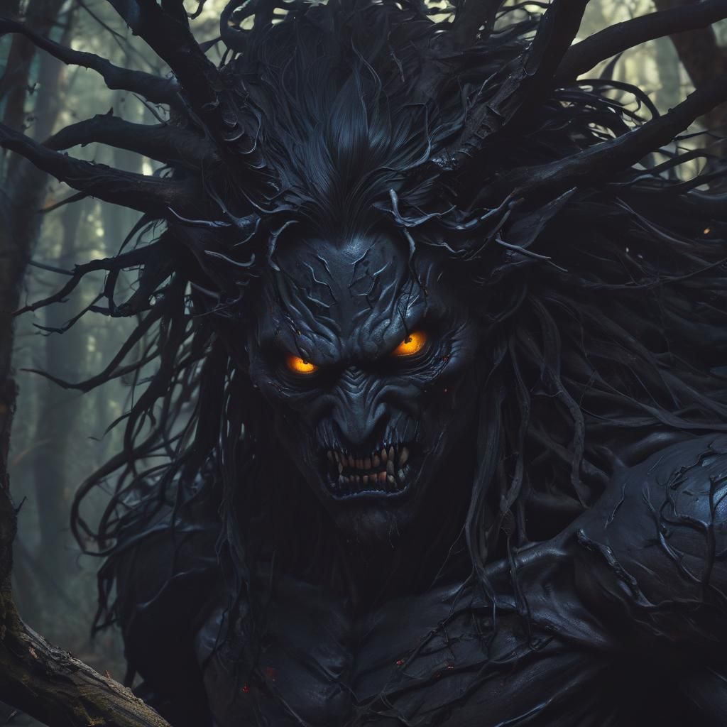 Creepy Black Demon 7