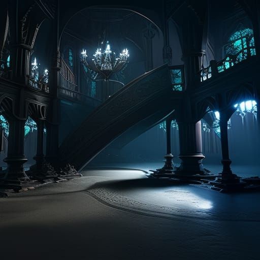 Dark Fantasy Concept Art in Hyperdetailed Style