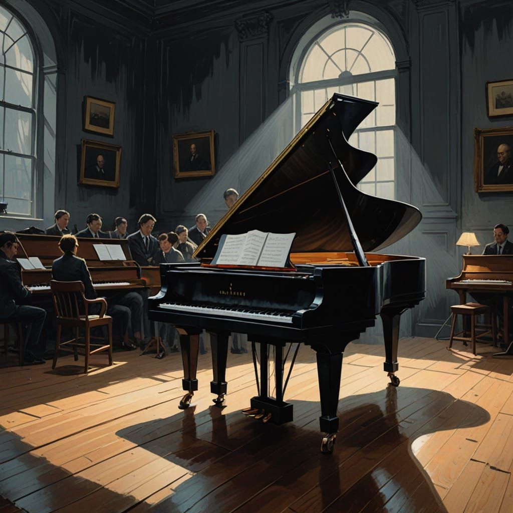Ethereal Grand Piano Concerto in Majestic Concert Hall