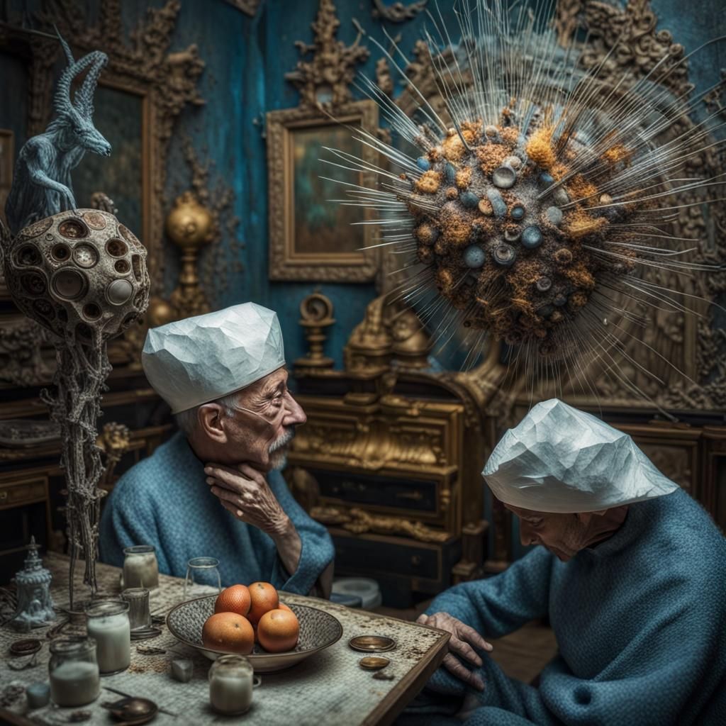 Magical Biological Surrealism with Dreamy Ethereal Particles