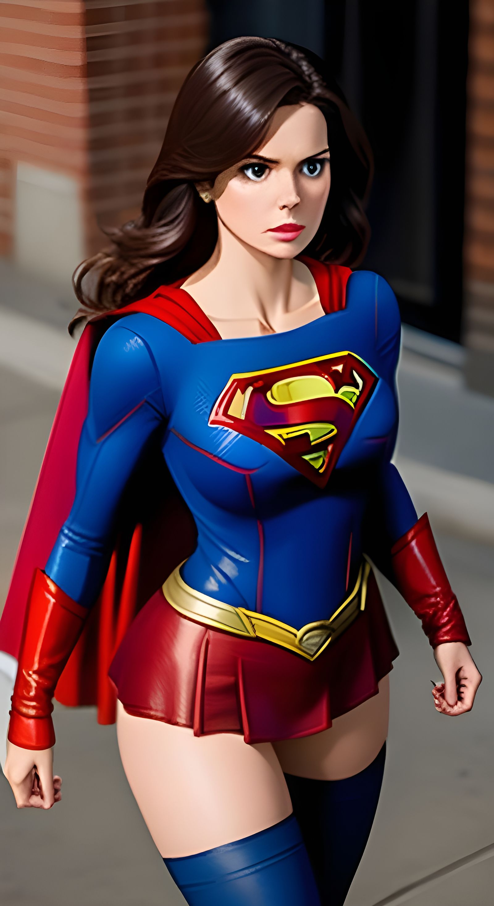 Lois Lane Dons Supergirl Outfit