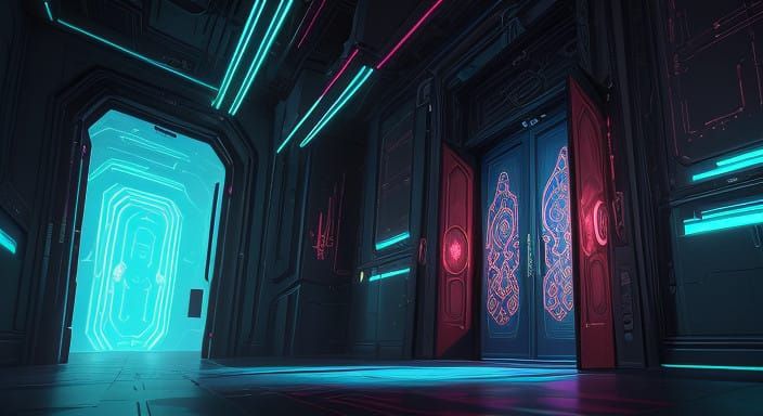 Ominous Doors in Cyberspace: Red Pill vs Blue Pill