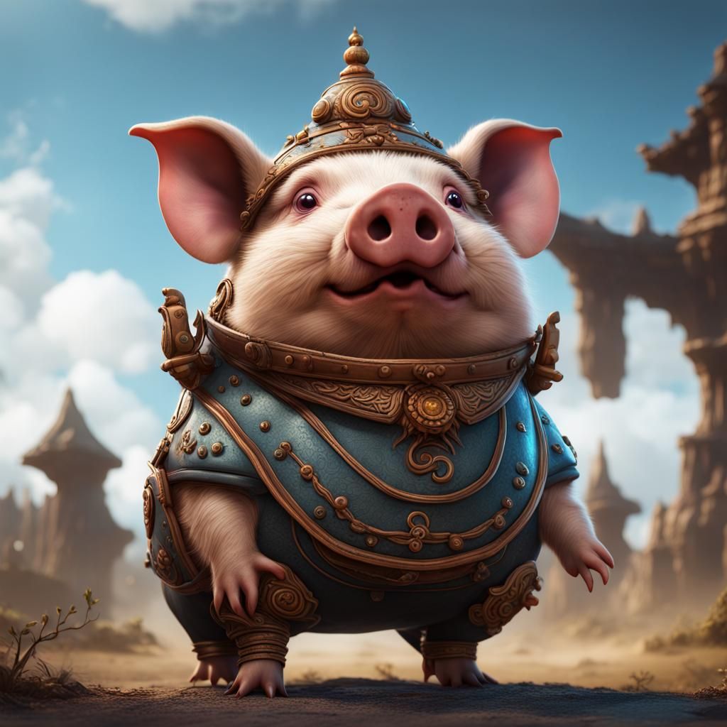 Fantastical Guinea Pig Concept Art