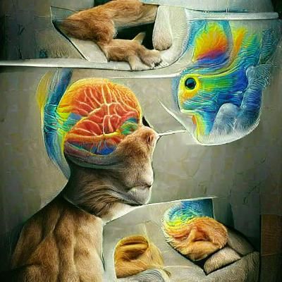 Abstract Representation of a Cat's Mind