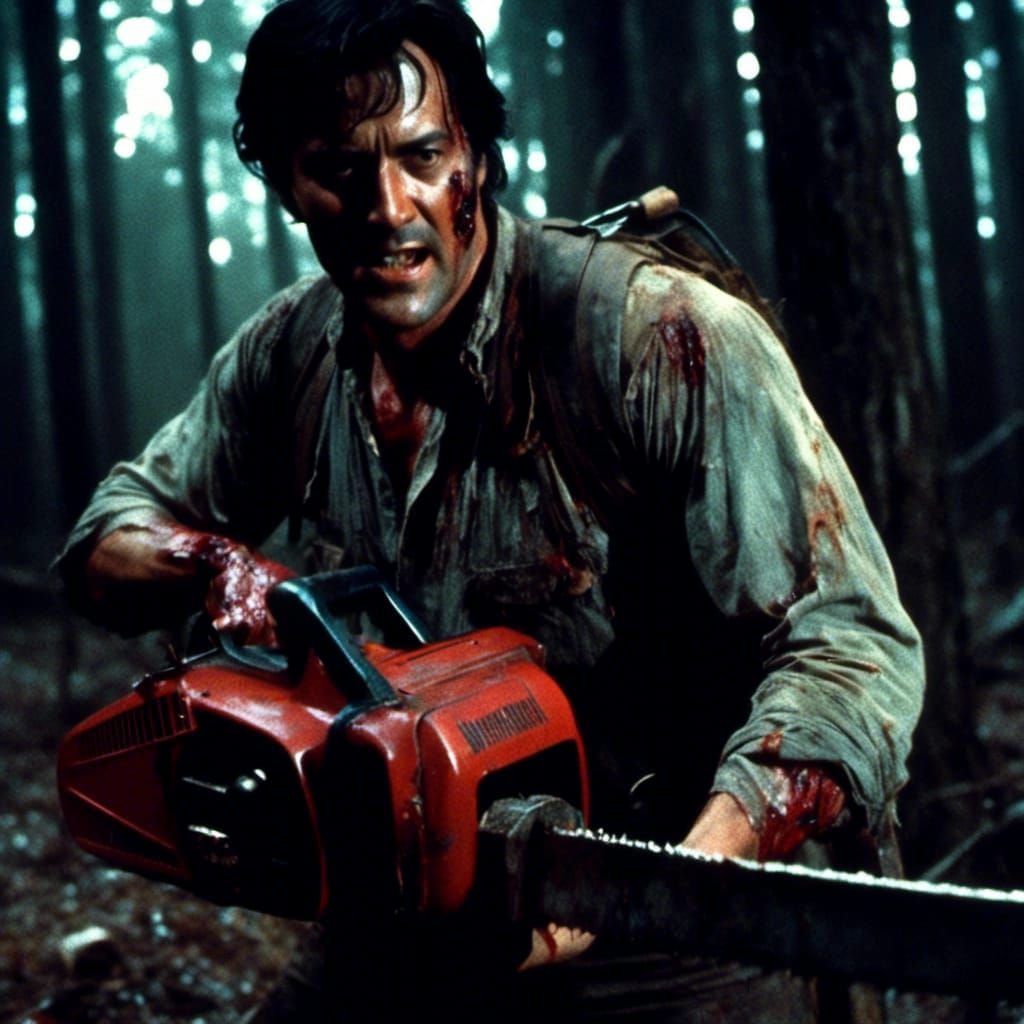 Ash Williams in 'Evil Dead' Screen Capture