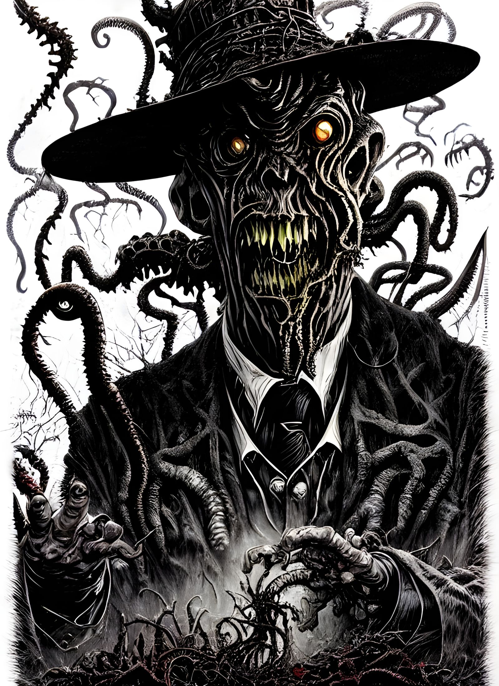 Chibi Lovecraft and Elder Gods: Cartoon Horror