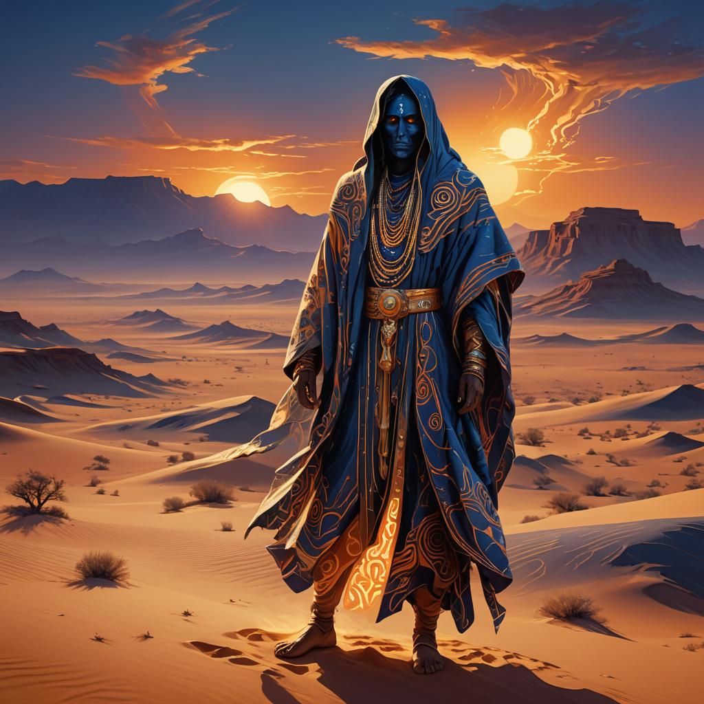 Desert Spirit: A Syd Mead Inspired Digital Painting