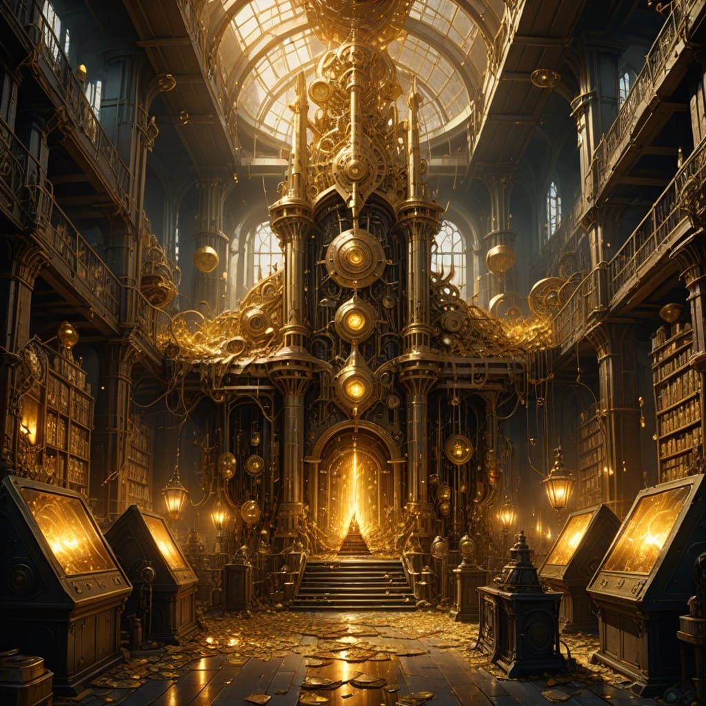 Grand Alchemical Hall Transforms Rubbish Into Gold