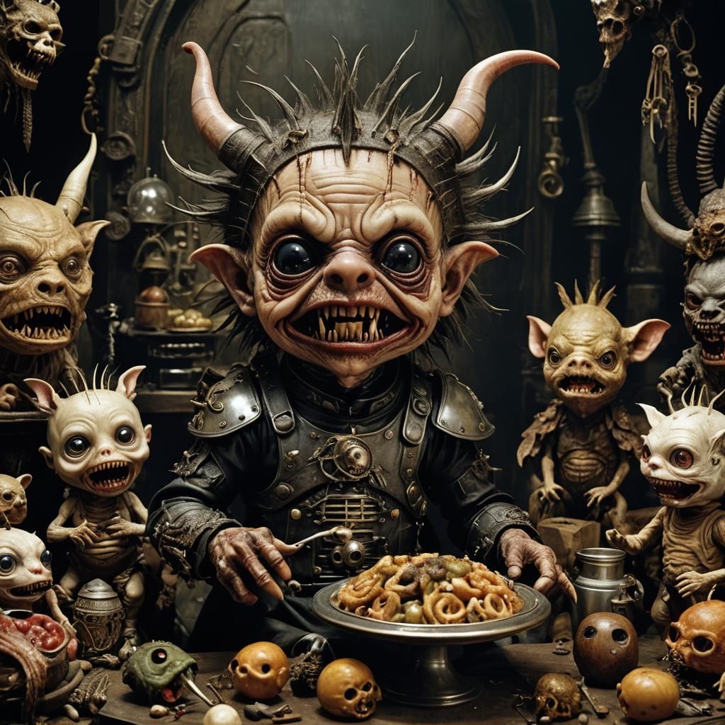 Rabid Chibi-Eating Porky-Dork Monster in Wonderland