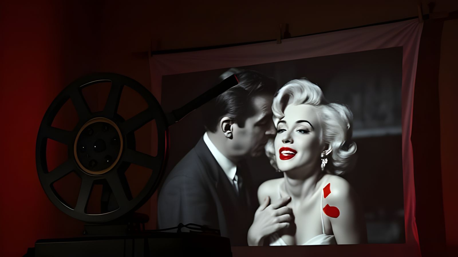 Film Noir: Marilyn Monroe and Humphrey Bogart