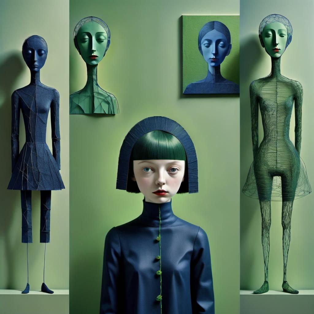 Figurative Study of Loneliness in Wire and Paper