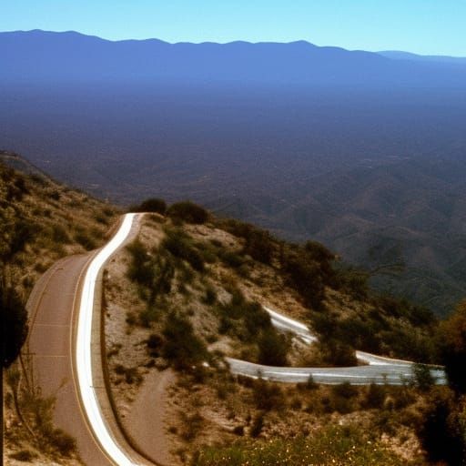 Night Scene of Mulholland Drive
