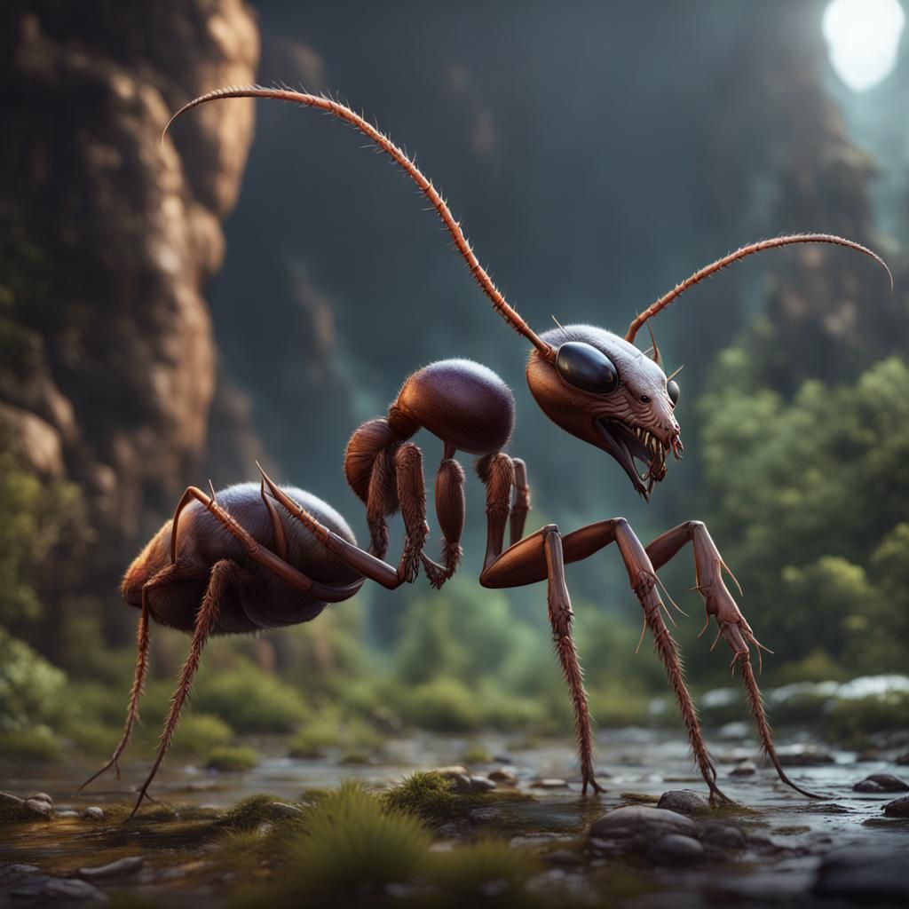Archer Ant Detailed Matte Painting in 8K