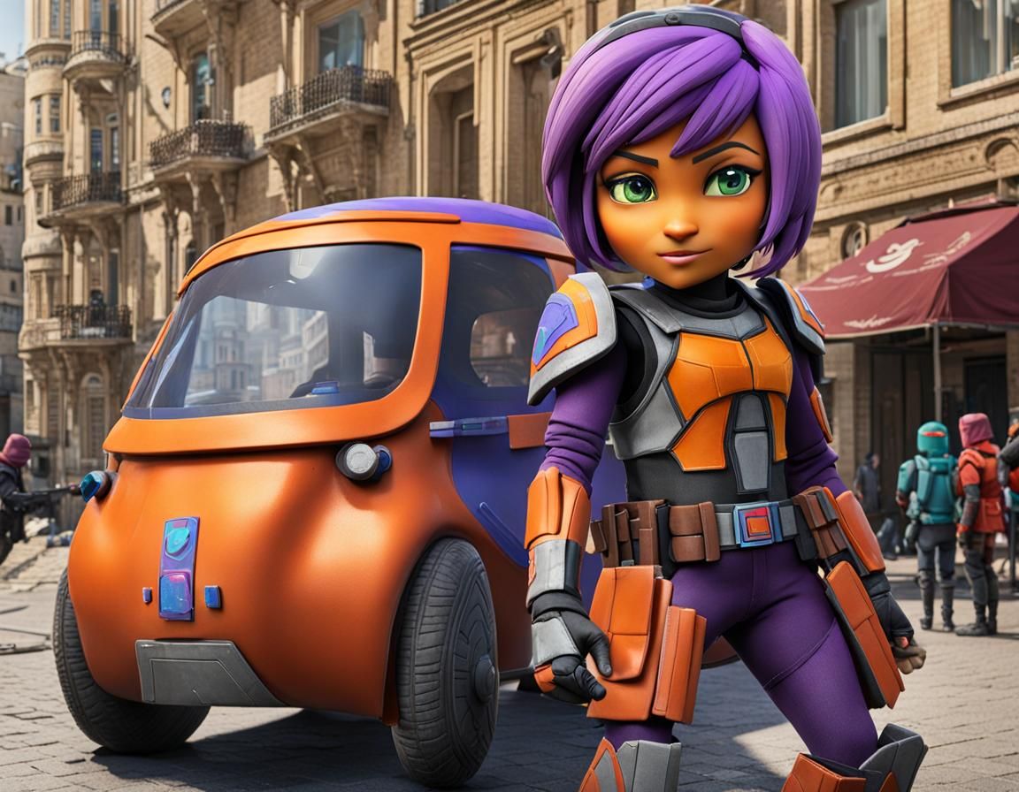 Sabine Wren in Baku: Anime Style
