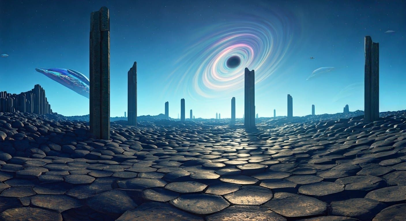 Ethereal Black Hole World in a Celestial Realm