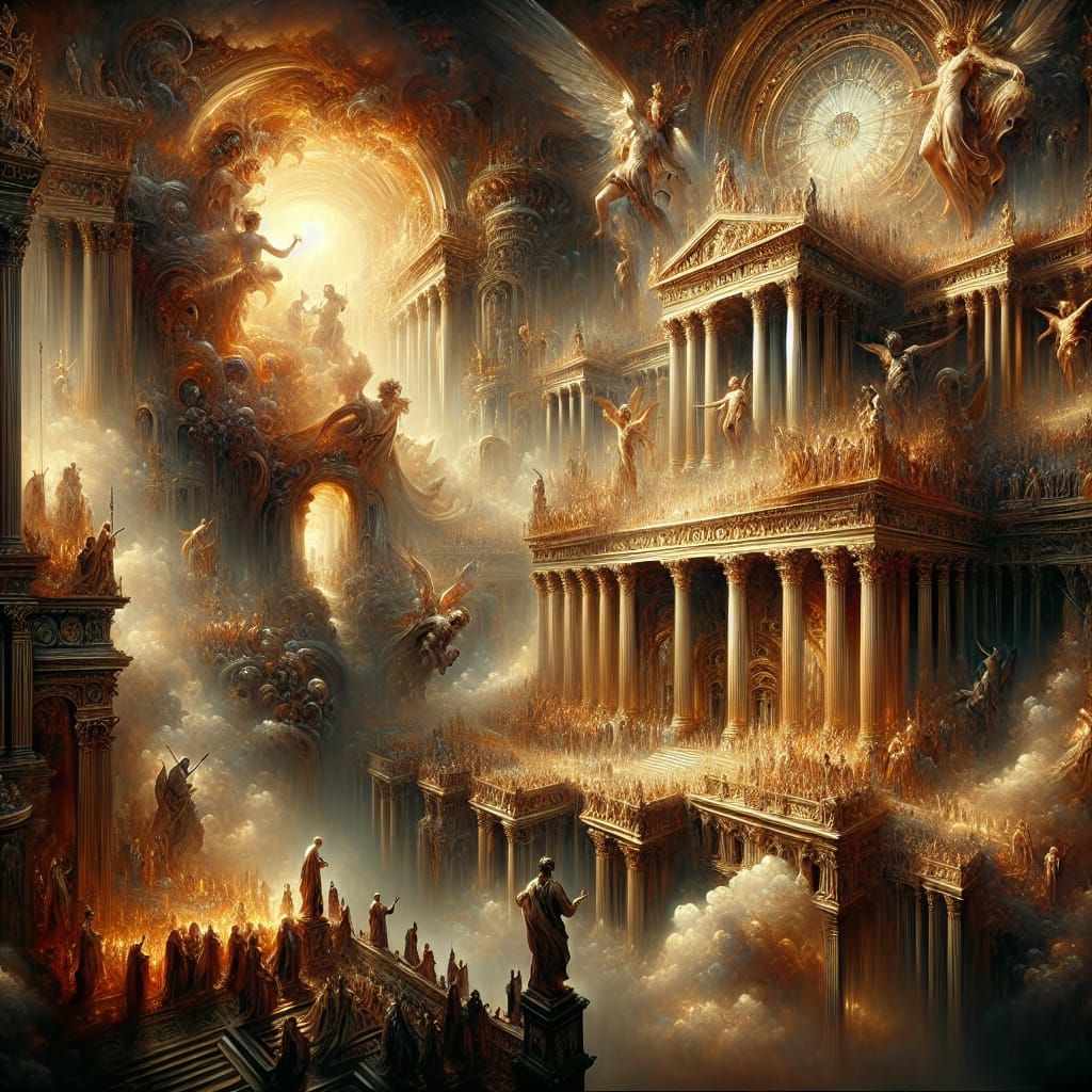 Dante's Divine Comedy: Epic Digital Matte Painting