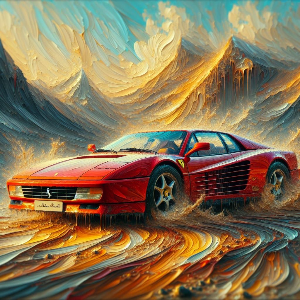a ferrari 1989 testarossa
