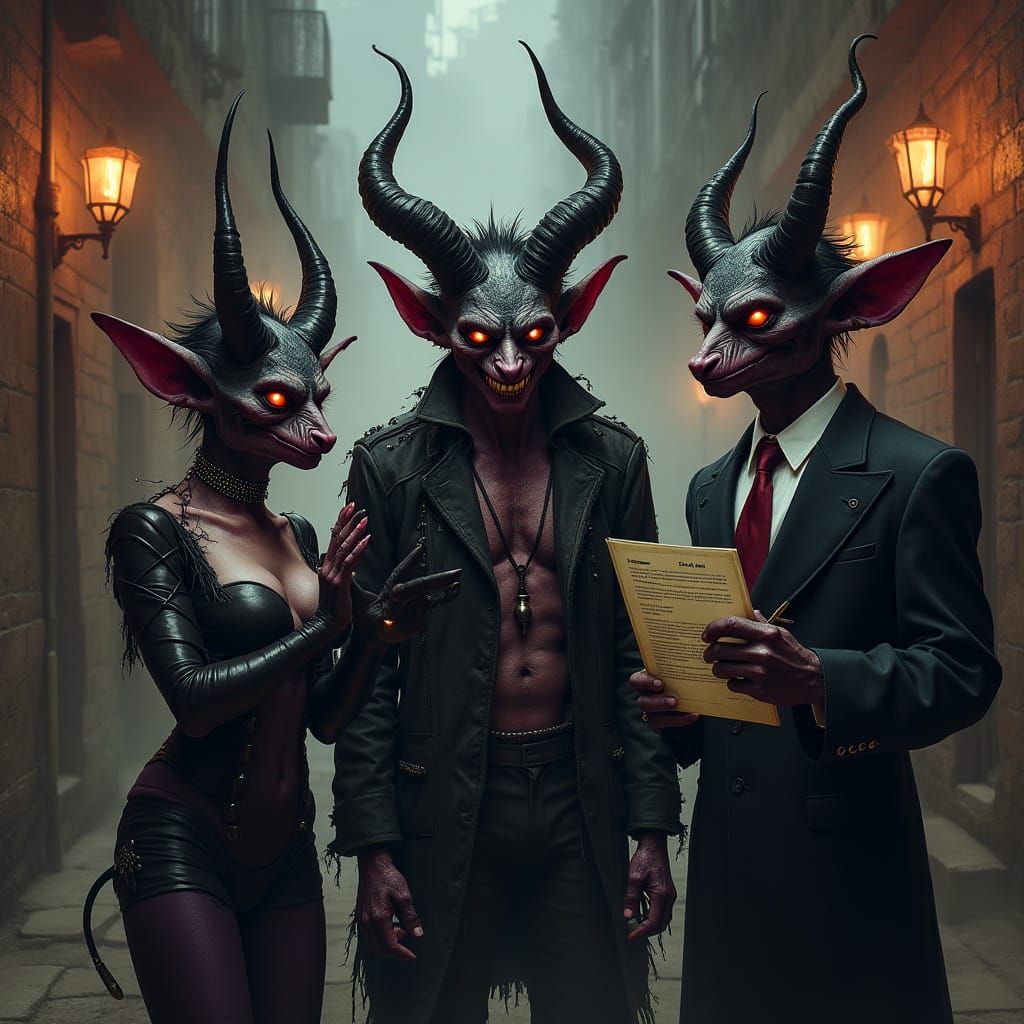 Twisted Imp Trio: Chaos, Neutrality, and Law in a Dark, High...