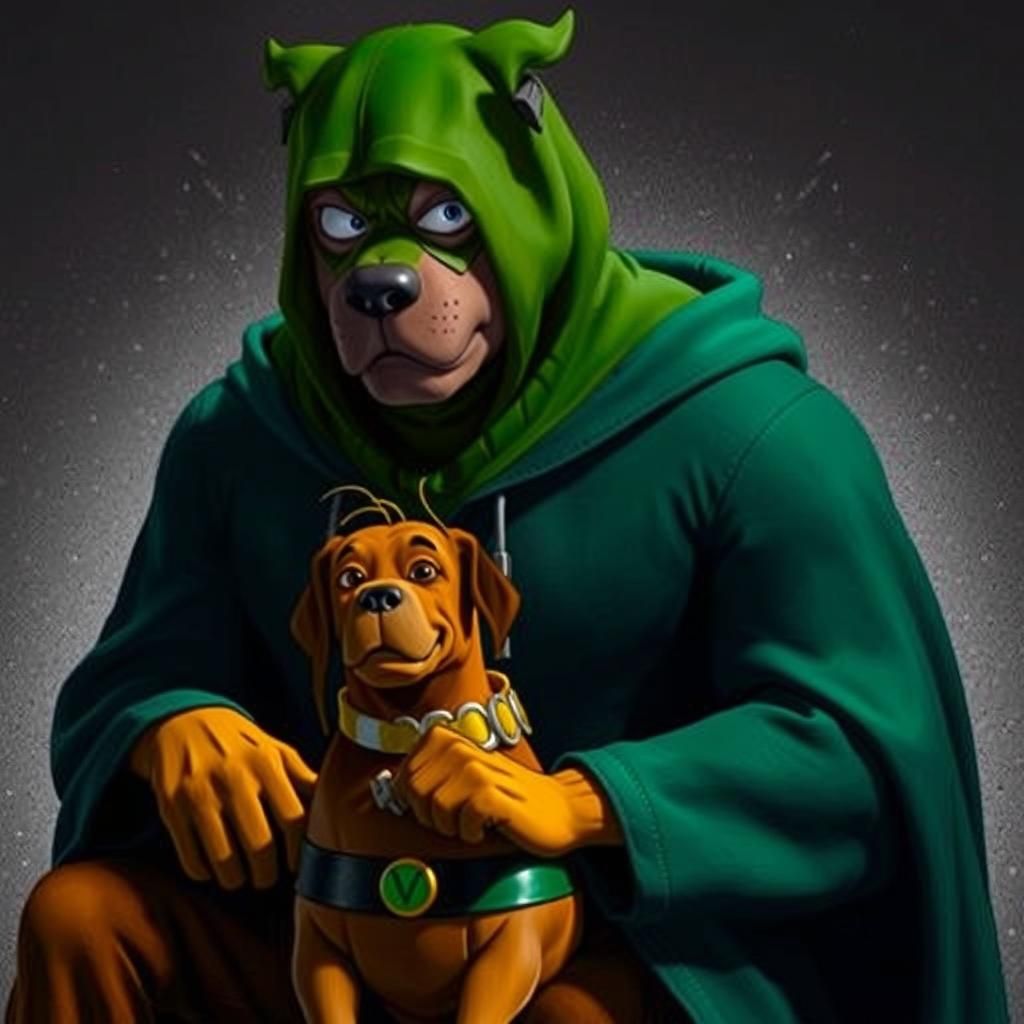 Scooby Doo as Doctor Doom in Evil Lair