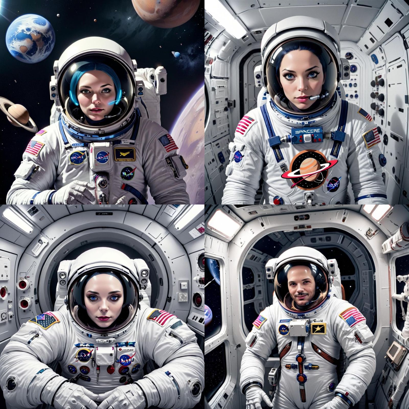 Abstract Spacecore AI Art